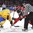 MONTREAL, CANADA - JANUARY 4: Canada's Dylan Strome #19 takes a face off against Swedens Rasmus Asplund #18 during semifinal round action at the 2017 IIHF World Junior Championship. (Photo by Matt Zambonin/HHOF-IIHF Images)

